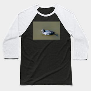 Swimming American Coot Baseball T-Shirt